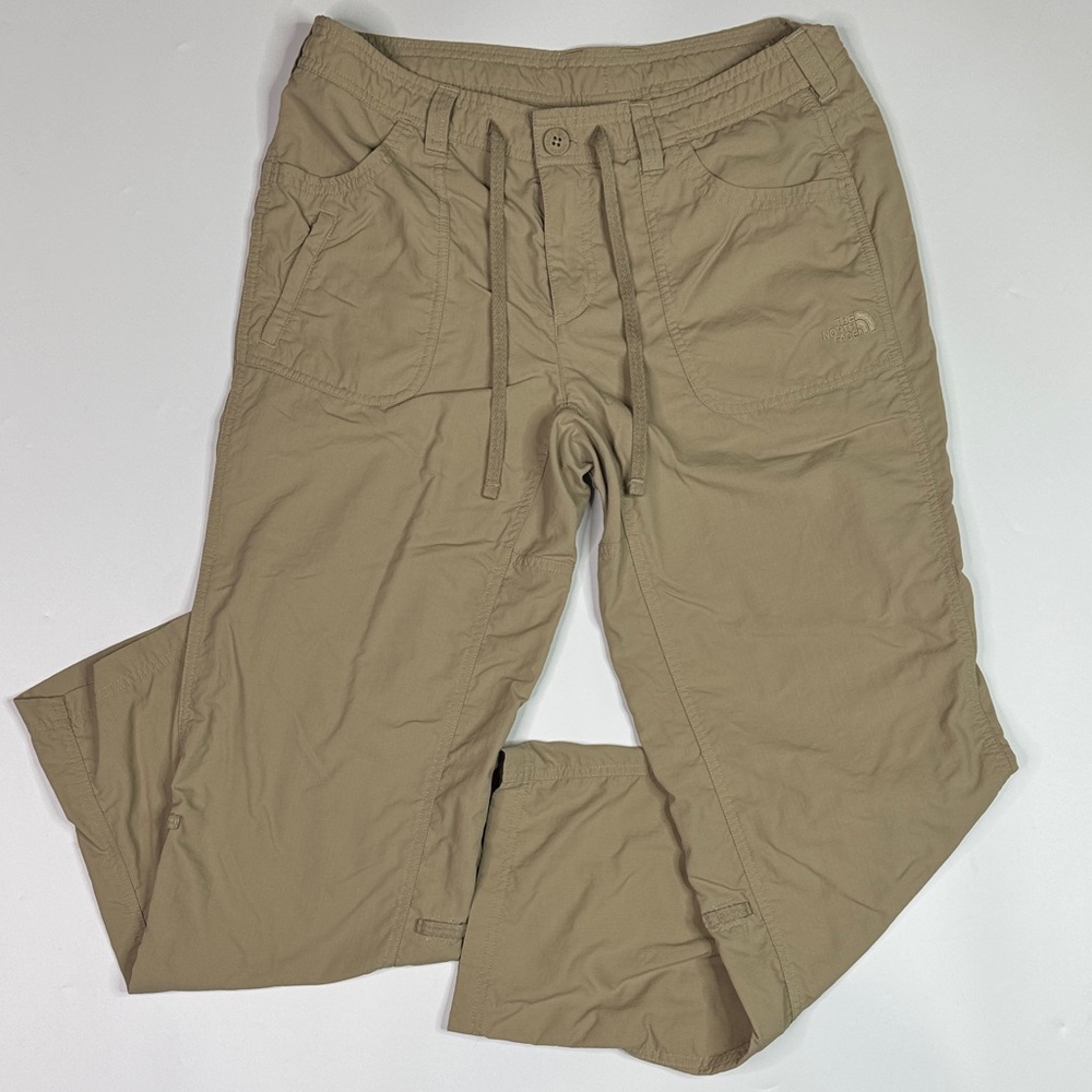 The North Face Tan Cargo Nylon Hiking Pants Size 12